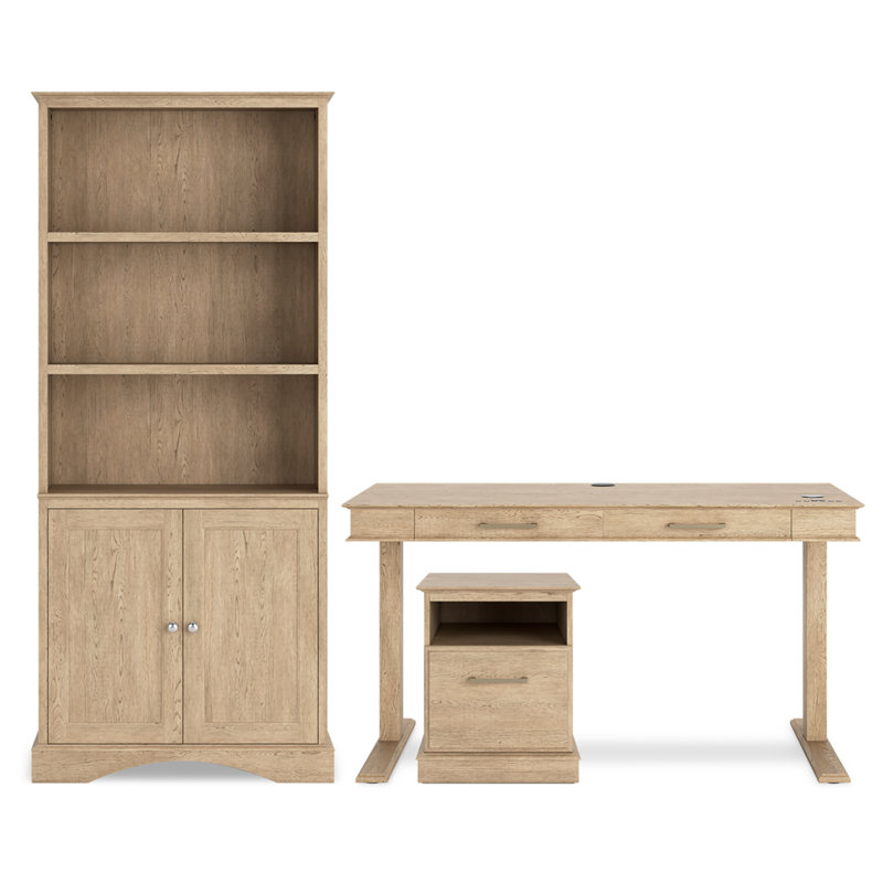 Signature Design by Ashley Elmferd 3 Piece Rectangular Writing Desk